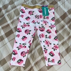 NWT- Garanimals flowery pants. Size 12 months.